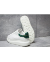 Купить Жіночі кросівки Alexander McQueen Oversized Sole Low Sneaker білі з зеленим