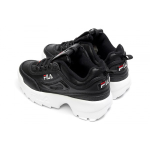 Купить Женские кроссовки Fila Disruptor II черные в Украине