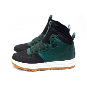 Мужские высокие кроссовки Nike Lunar Force 1 Duckboot зеленые
