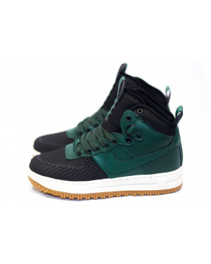 Мужские высокие кроссовки Nike Lunar Force 1 Duckboot зеленые