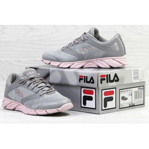 Женские кроссовки Fila Megalite 2.0 серые с розовым