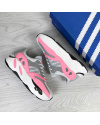 Купить Жіночі кросівки Adidas Yeezy Boost Wave Runner 700 'OG' сірі з рожевим