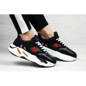 Женские кроссовки Adidas Yeezy Boost Wave Runner 700 'OG' черные с белым