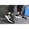 Мужские кроссовки Adidas Iniki черные с белым