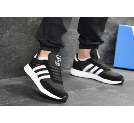 Купить Мужские кроссовки Adidas Iniki черные с белым в Украине
