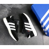 Мужские кроссовки Adidas Iniki черные с белым