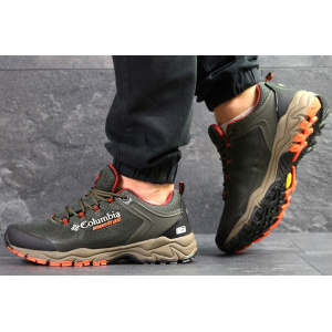 Мужские кроссовки Columbia Montrail хаки с оранжевым