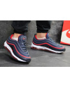 Купить Чоловічі кросівки Nike Air Max 97 сині з червоним