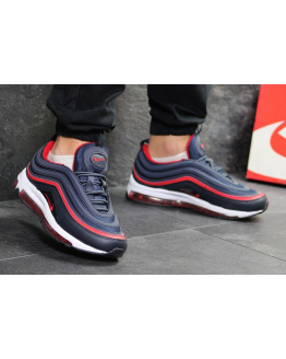 Чоловічі кросівки Nike Air Max 97 сині з червоним