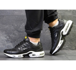 Мужские кроссовки Nike TN Air Max Plus черные с белым
