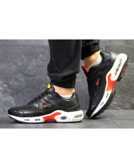 Чоловічі кросівки Nike TN Air Max Plus чорні з червоним и белым