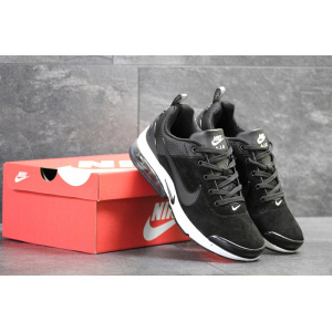 Мужские кроссовки Nike Air черные с белым