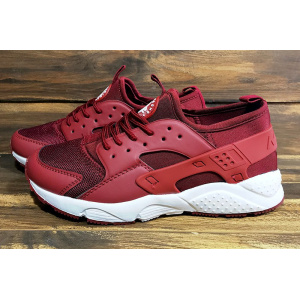 Мужские кроссовки Nike Air Huarache бордовые