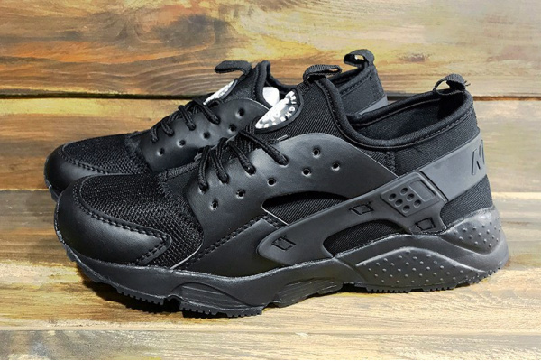 Мужские кроссовки Nike Air Huarache черные