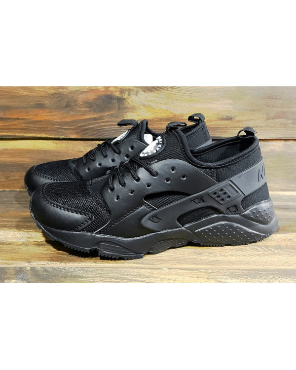 Мужские кроссовки Nike Air Huarache черные
