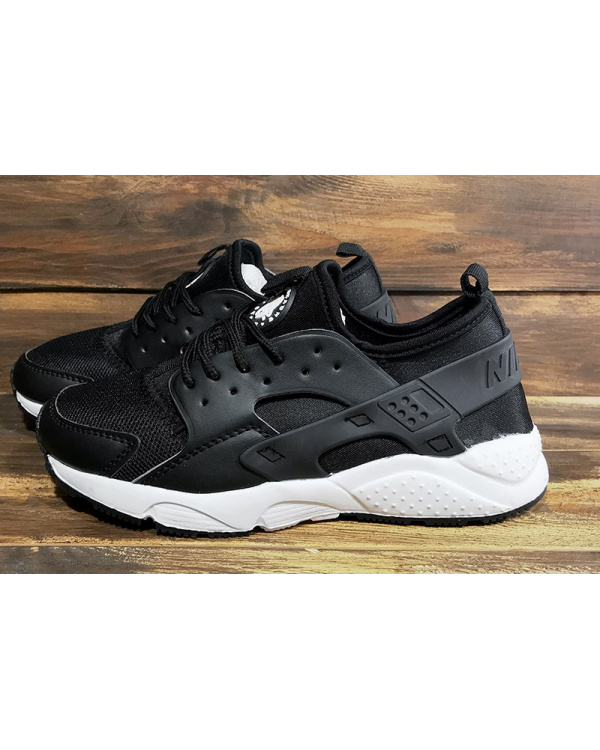 Чоловічі кросівки Nike Air Huarache чорні з білим