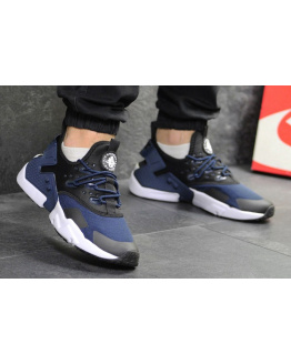 Чоловічі кросівки Nike Air Huarache Drift сині з чорним