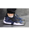 Купить Мужские кроссовки Nike Air Huarache Drift синие с черным