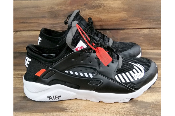 Женские кроссовки Nike Air Huarache x Off White черные