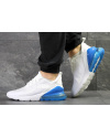 Чоловічі кросівки Nike Air Max 270 білі з блакитним