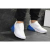 Купить Мужские кроссовки Nike Air Max 270 белые с голубым