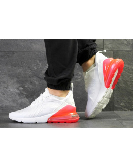 Чоловічі кросівки Nike Air Max 270 білі з червоним