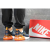 Мужские кроссовки Nike Air Max 270 темно-синие с оранжевым