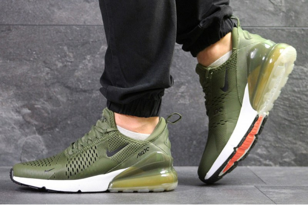 Мужские кроссовки Nike Air Max 270 зеленые