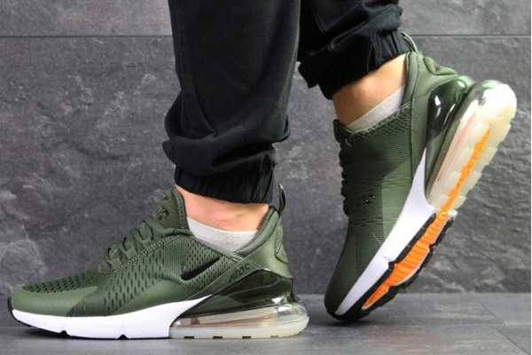 Мужские кроссовки Nike Air Max 270 зеленые
