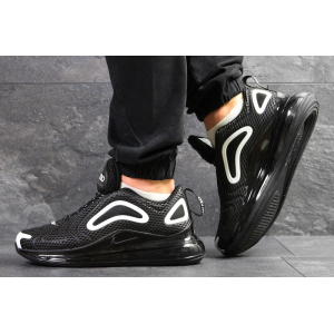 Чоловічі кросівки Nike Air Max 720 чорні з білим