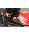 Купить Мужские кроссовки Nike Air Max 720 черные с оранжевым