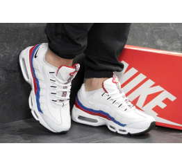 Мужские кроссовки Nike Air Max 95 OG белые с синим и красным