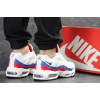 Купить Мужские кроссовки Nike Air Max 95 OG белые с синим и красным