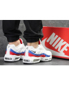 Купить Мужские кроссовки Nike Air Max 95 OG белые с синим и красным