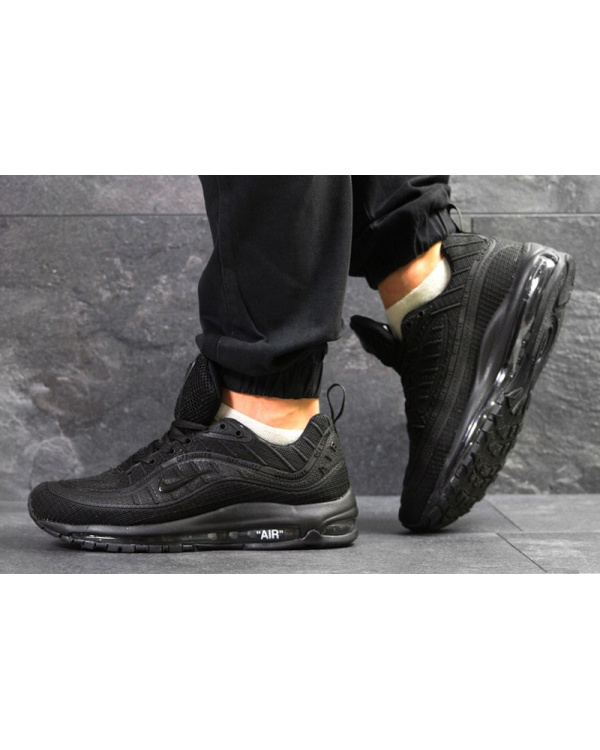 Чоловічі кросівки Nike Air Max 98 х Off-White чорні