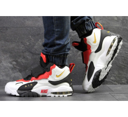 Мужские кроссовки Nike Air Max Speed Turf белые с черынм и красным