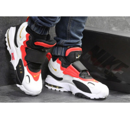 Мужские кроссовки Nike Air Max Speed Turf белые с черынм и красным