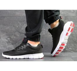 Мужские кроссовки Nike Free Run 7.0 черные с белым
