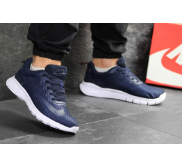 Мужские кроссовки Nike Free Run 7.0 темно-синие с белым