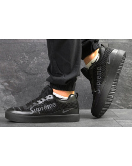 Мужские кроссовки Nike Sneakers x Supreme черные