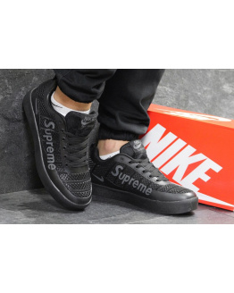 Мужские кроссовки Nike Sneakers x Supreme черные
