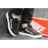 Купить Мужские кроссовки Nike Sneakers x Supreme черные с белым