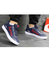 Купить Чоловічі кросівки Nike Sneakers x Supreme сині з червоним