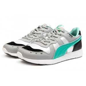 Мужские кроссовки Puma x Roland Men RS-100 серые с бирюзовым