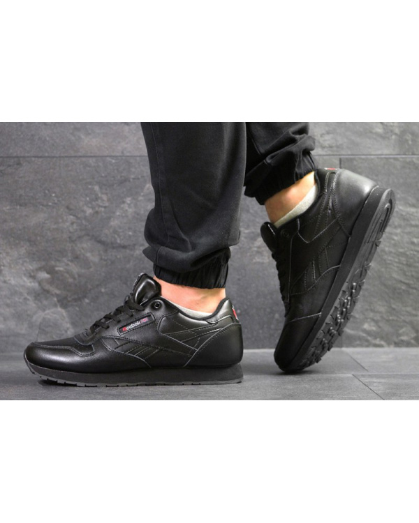 Чоловічі кросівки Reebok Classic Leather чорні