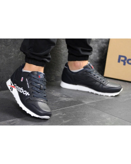 Чоловічі кросівки Reebok Classic Leather MU темно-сині