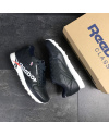 Купить Мужские кроссовки Reebok Classic Leather MU темно-синие