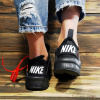 Женские кроссовки Nike Air Huarache x Off White черные