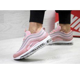 Женские кроссовки Nike Air Max 97 розовые с серым
