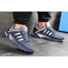 Мужские кроссовки Adidas Fast Marathon синие с белым
